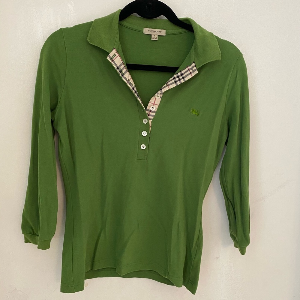 Authentic Burberry women’s shirt size Large